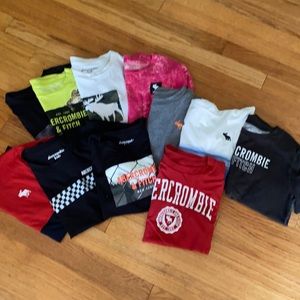 Lot of Abercrombie tshirts 7/8